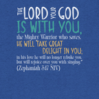 Rejoice in His Love: Zephaniah 3:17 Tri-Blend