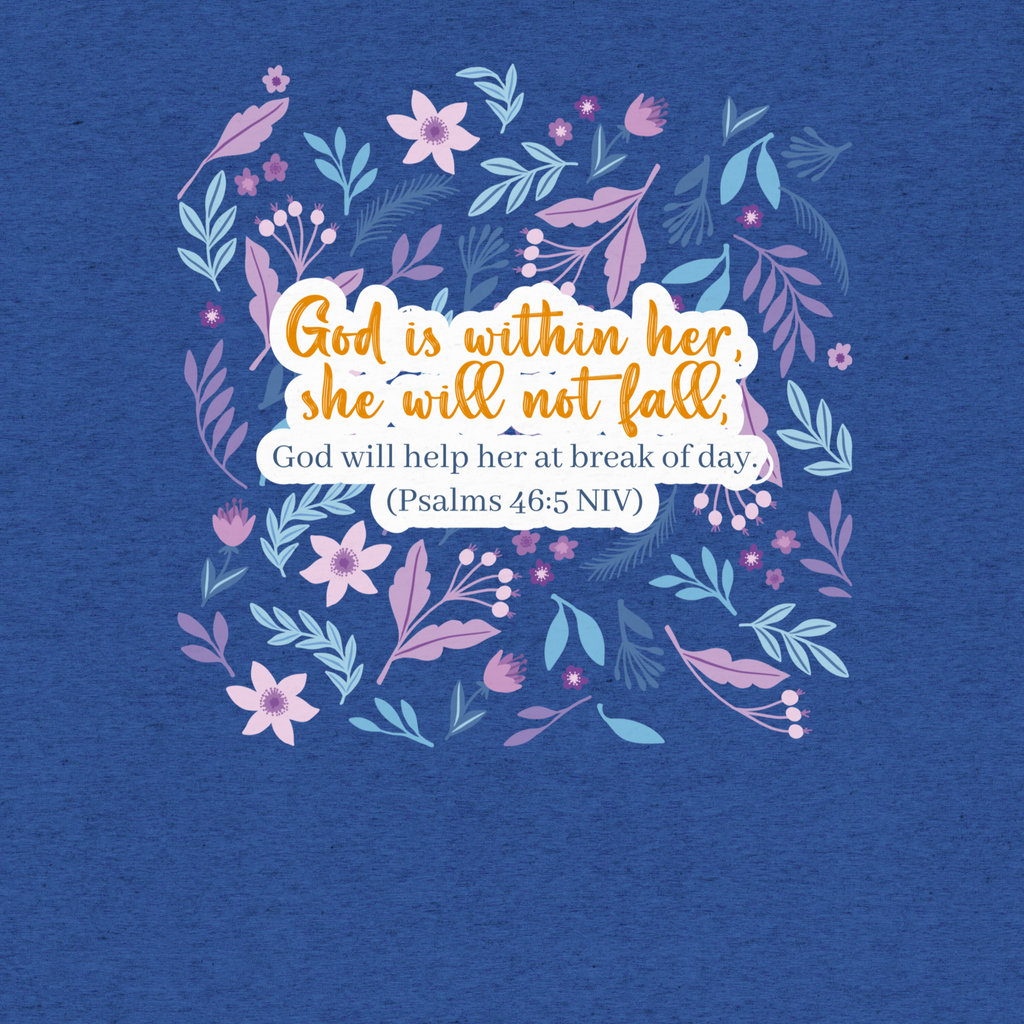 Unshakeable Faith: Psalms 46:5 Tri-Blend