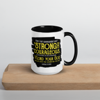 Be Strong & Courageous: Joshua 1:9 Colored Mug (11 oz / 15 oz)