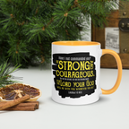 Be Strong & Courageous: Joshua 1:9 Colored Mug (11 oz / 15 oz)