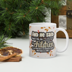 Childlike Faith: Matthew 18:3 White Glossy Mug (11 oz / 15 oz / 20 oz)