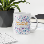 Unshakeable Faith: Psalms 46:5 White Glossy Mug (11 oz / 15 oz / 20 oz)