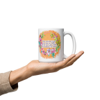 Grace & Peace Blooms: 2 Corinthians 1:2 White Glossy Mug (11 oz / 15 oz / 20 oz)
