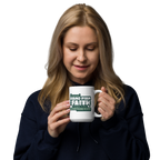 Stand Firm in Faith: 1 Corinthians 16:13-14 White Glossy Mug (11 oz / 15 oz / 20 oz)