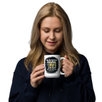 Sword & Salvation: Ephesians 6:17 White Glossy Mug (11 oz / 15 oz / 20 oz)