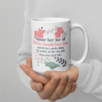 Fruitful Hands: Proverbs 31:31 White Glossy Mug (11 oz / 15 oz / 20 oz)