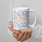 Unshakeable Faith: Psalms 46:5 White Glossy Mug (11 oz / 15 oz / 20 oz)