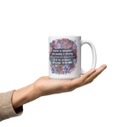 Fearless Woman: Proverbs 31:30 White Glossy Mug (11 oz / 15 oz / 20 oz)