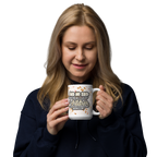 Childlike Faith: Matthew 18:3 White Glossy Mug (11 oz / 15 oz / 20 oz)