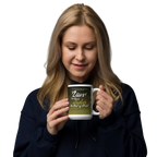 Lion of Judah & Root of David: Revelation 5:5 White Glossy Mug (11 oz / 15 oz / 20 oz)