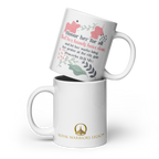 Fruitful Hands: Proverbs 31:31 White Glossy Mug (11 oz / 15 oz / 20 oz)