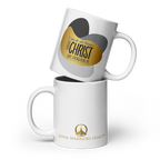 Empowered by Christ: Philippians 4:13 White Glossy Mug (11 oz / 15 oz / 20 oz)