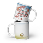 Renewed By The Spirit: Romans 12:2 White Glossy Mug (11 oz / 15 oz / 20 oz)