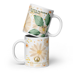 The Lord Is My Shepherd: Psalm 23:1 White Glossy Mug (11 oz / 15 oz / 20 oz)