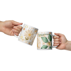 The Lord Is My Shepherd: Psalm 23:1 White Glossy Mug (11 oz / 15 oz / 20 oz)