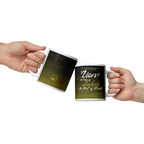 Lion of Judah & Root of David: Revelation 5:5 White Glossy Mug (11 oz / 15 oz / 20 oz)