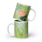 God Our Refuge: Psalm 46:1 White Glossy Mug (11 oz / 15 oz / 20 oz)