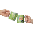 God Our Refuge: Psalm 46:1 White Glossy Mug (11 oz / 15 oz / 20 oz)