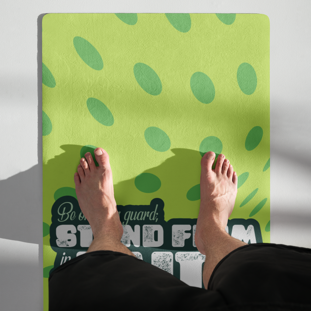 Stand Firm in Faith: 1 Corinthians 16:13-14 Training Mat