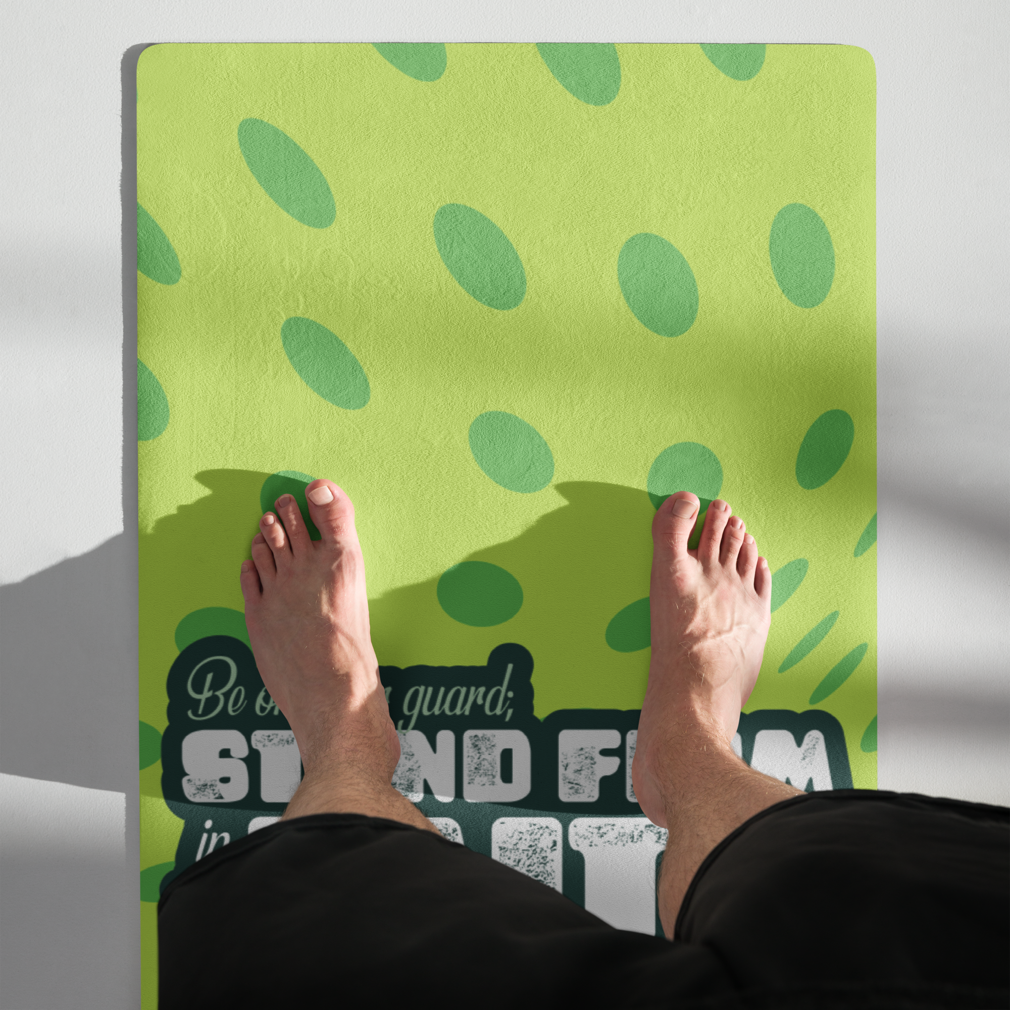 Stand Firm in Faith: 1 Corinthians 16:13-14 Training Mat