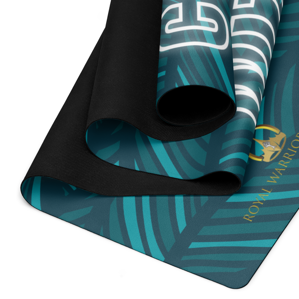 Come Run With Jesus Neon Blue Training Mat