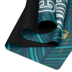 Come Run With Jesus Neon Blue Training Mat