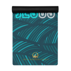 Come Run With Jesus Neon Blue Training Mat