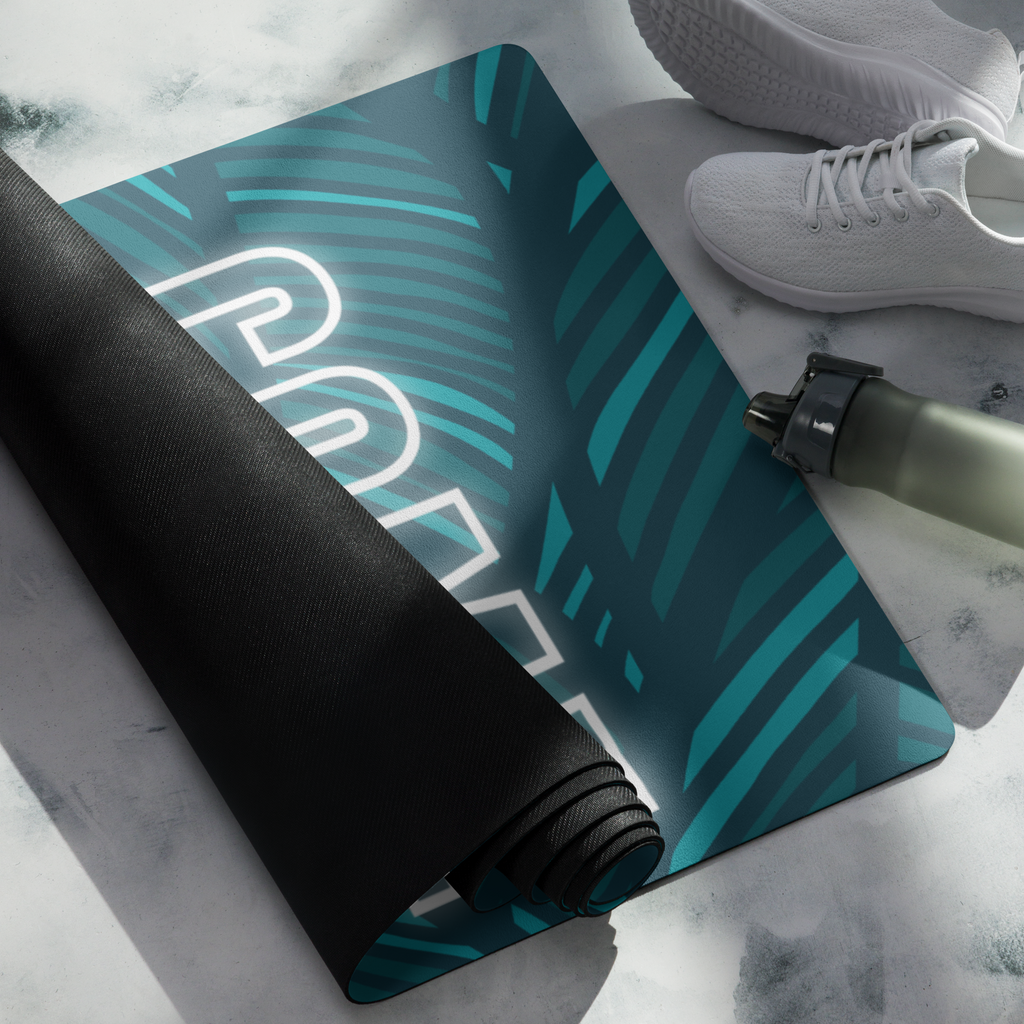 Come Run With Jesus Neon Blue Training Mat