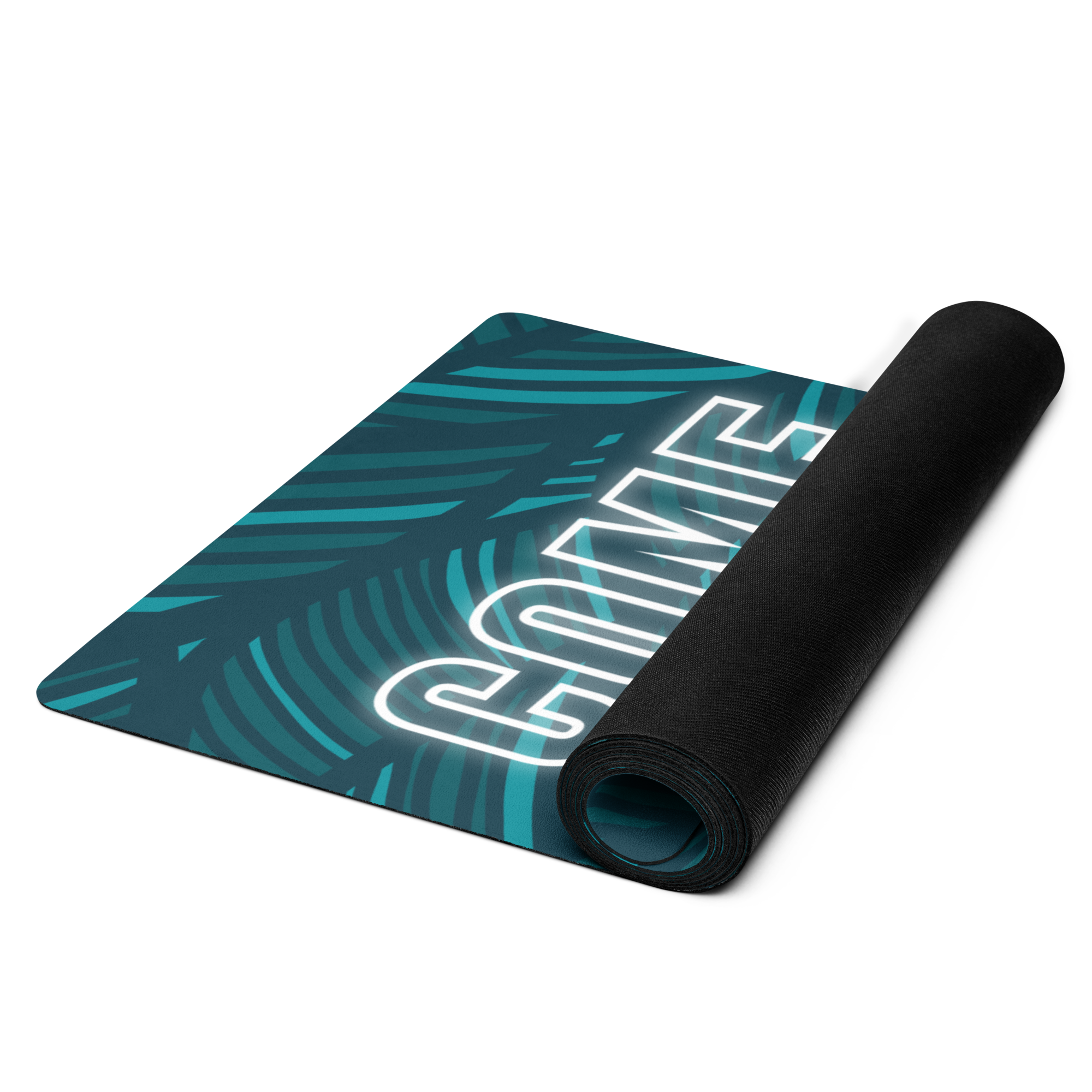 Come Run With Jesus Neon Blue Training Mat
