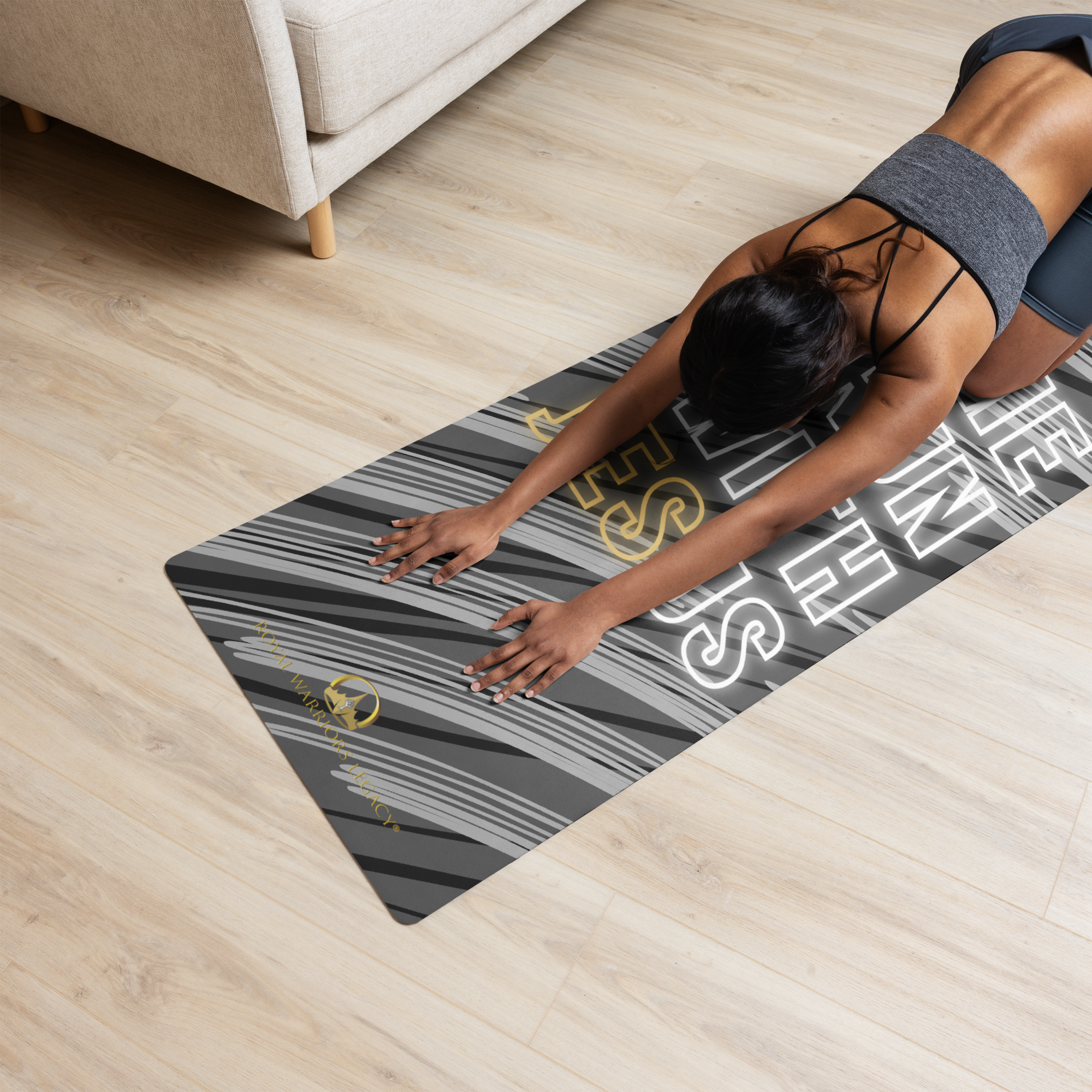 Come Run With Jesus Gold Training Mat