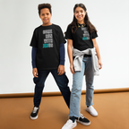 Come Run With Jesus Neon Blue Youth Tee