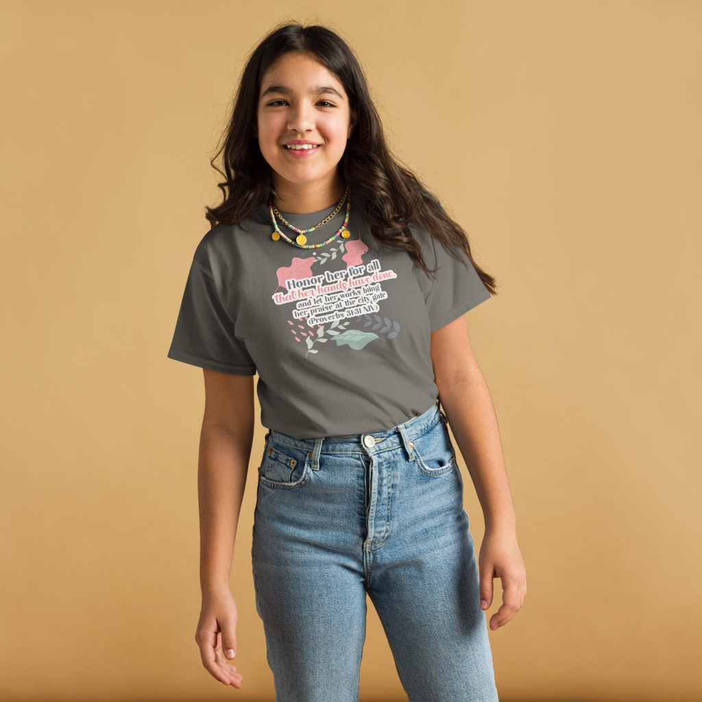 Fruitful Hands: Proverbs 31:31 Youth Tee