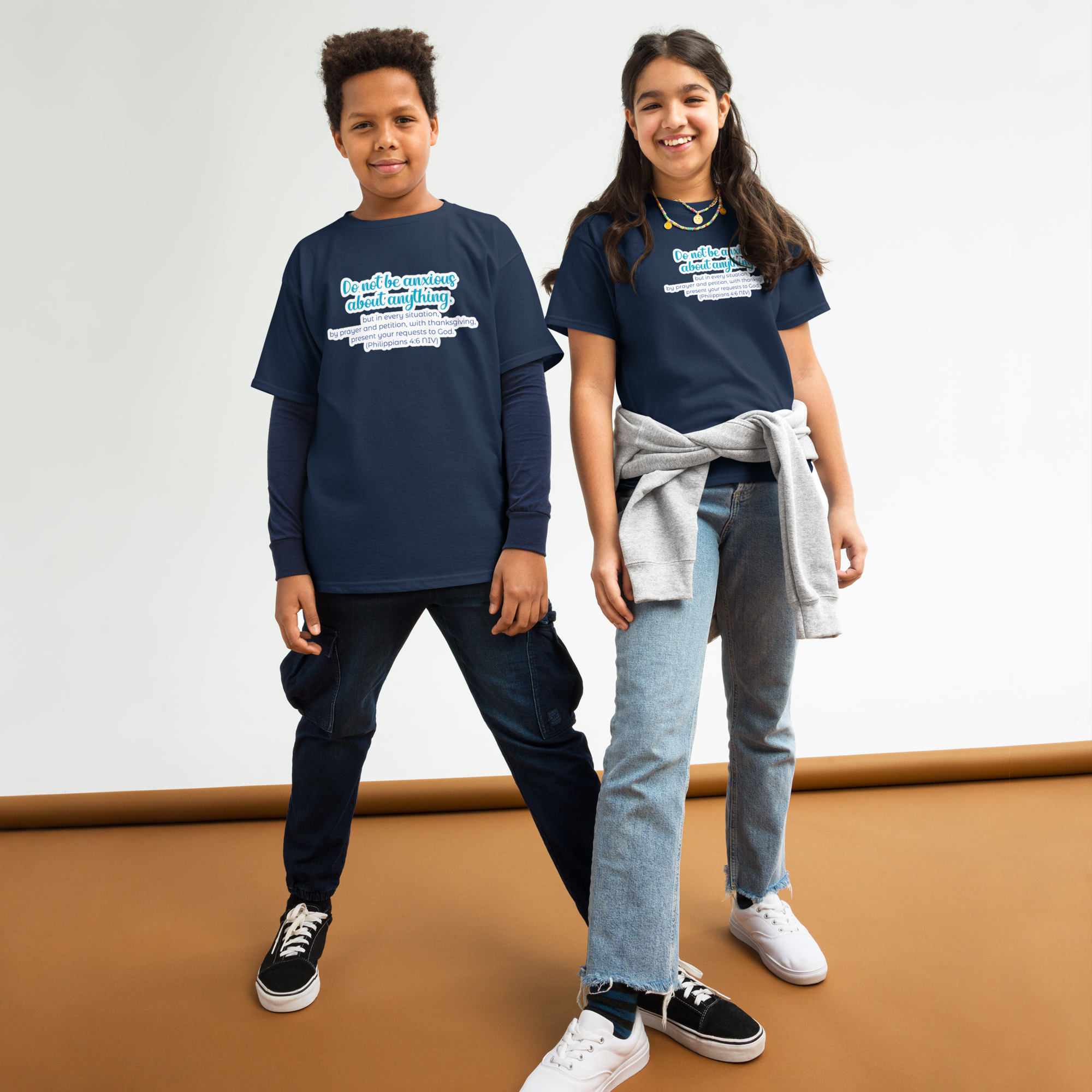 Prayer & Gratitude: Philippians 4:6 Youth Tee