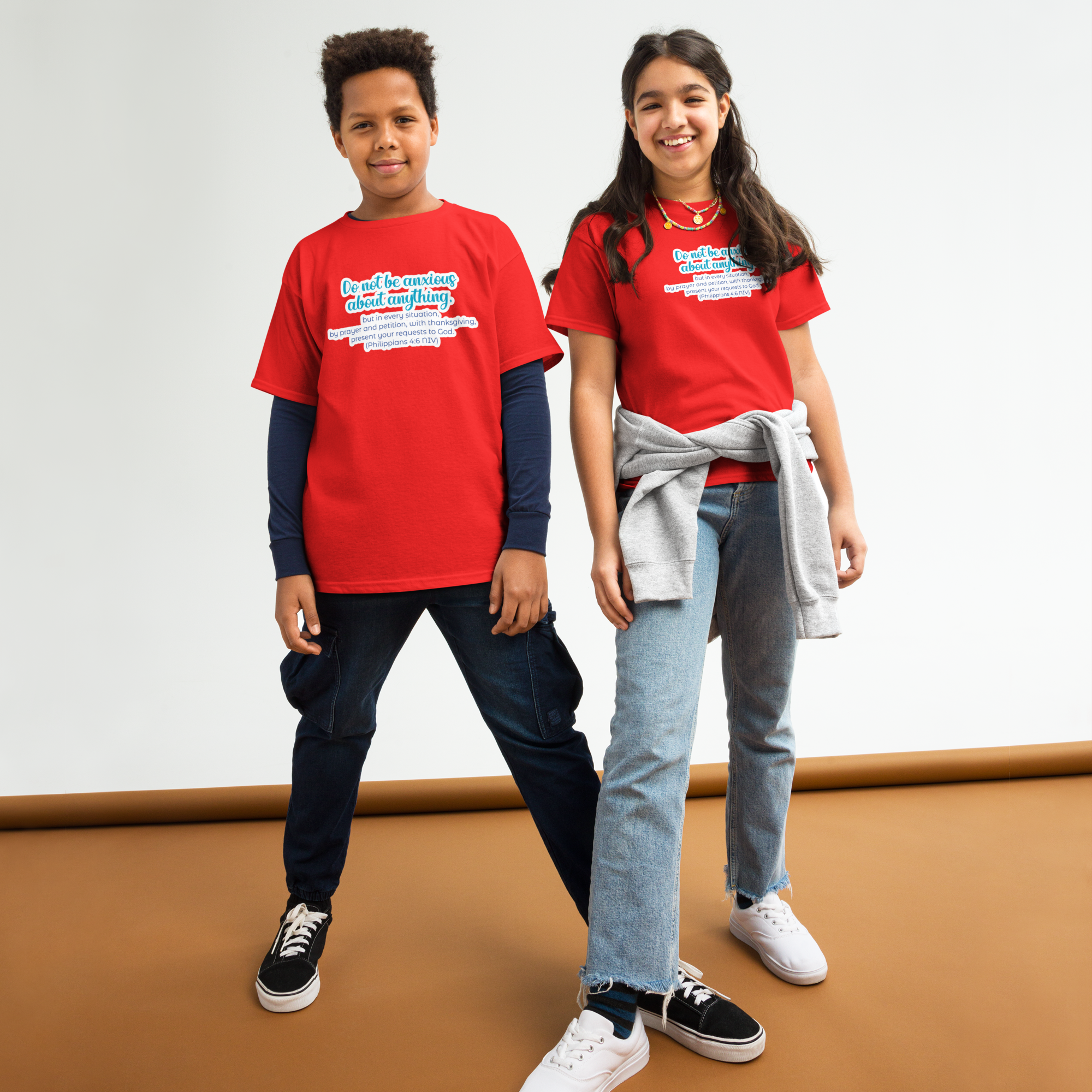 Prayer & Gratitude: Philippians 4:6 Youth Tee