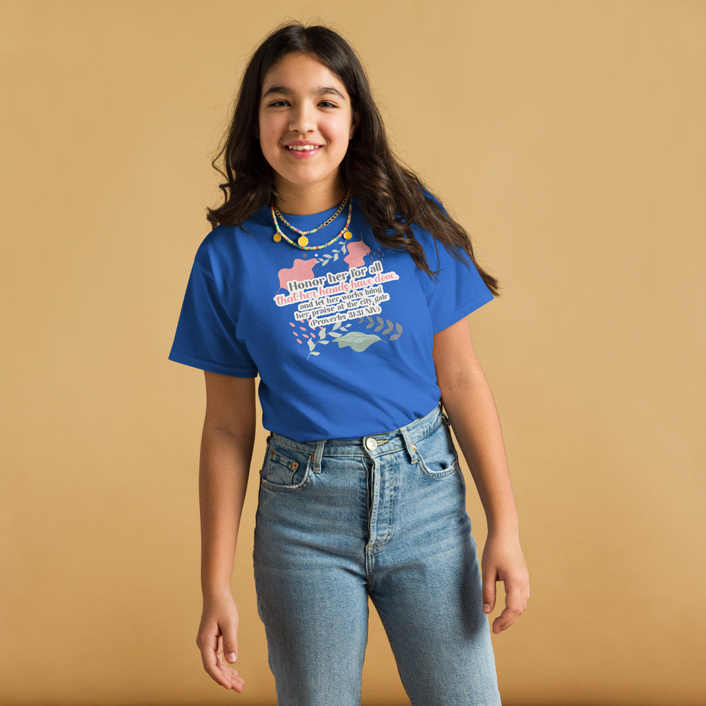 Fruitful Hands: Proverbs 31:31 Youth Tee