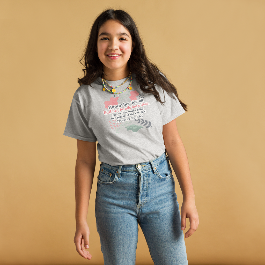 Fruitful Hands: Proverbs 31:31 Youth Tee