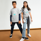 Come Run With Jesus Neon Blue Youth Tee